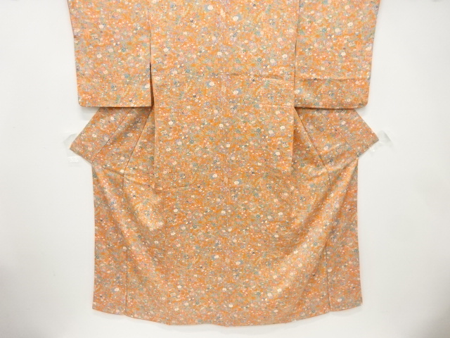 JAPANESE KIMONO / KOMON / FLORAL CART